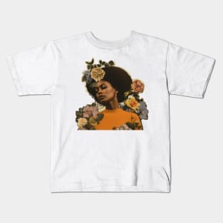 Divine Feminine Energy Woman Art Kids T-Shirt